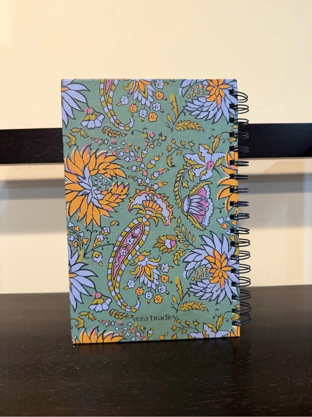Vera Bradley Floral Paisley Spiral Journal Notebook – Hard Cover, Lined Pages